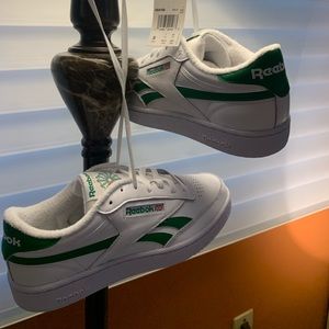 Brand New Reebok Club C Revenge White/Green